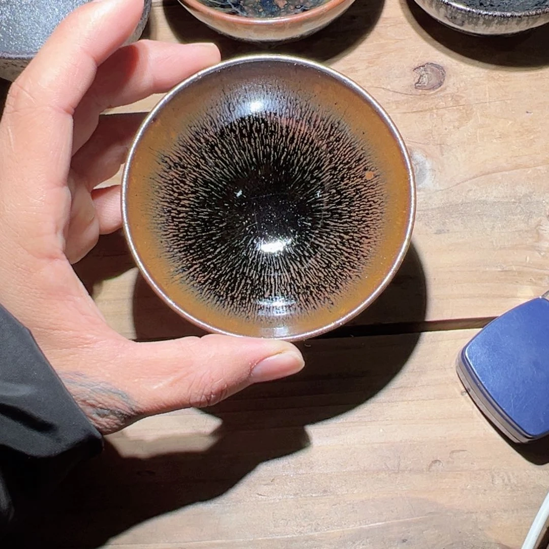 茶盏老木头柴烧建盏精选18