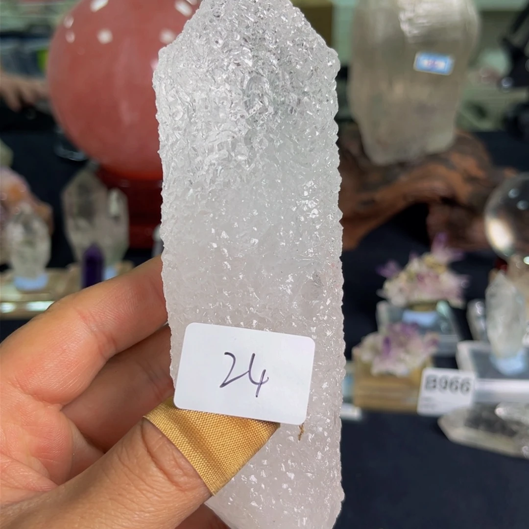 水晶天然水晶家居摆件未镶嵌春*