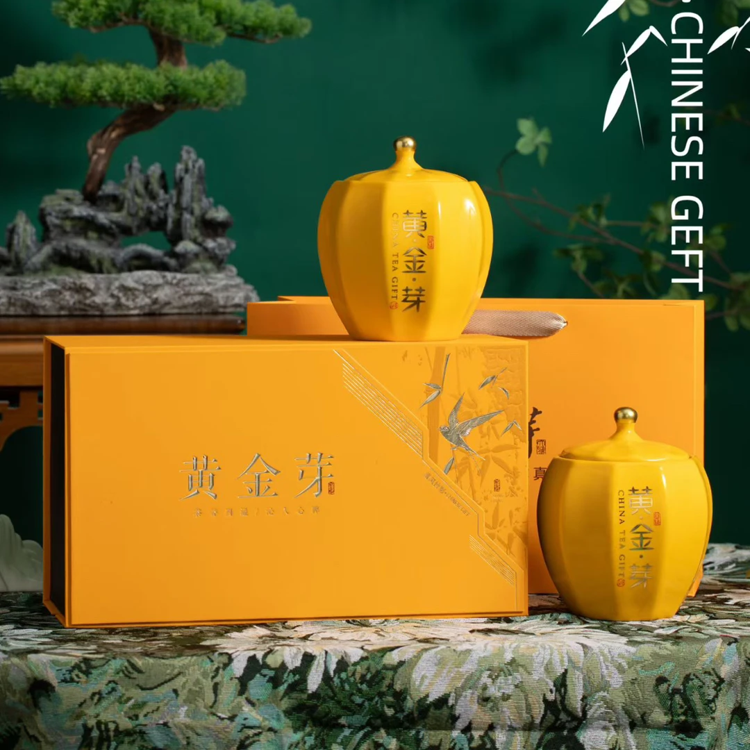 古工【中秋茶礼】古工明前绿茶新茶黄金芽醇厚鲜爽茶叶礼盒装送礼