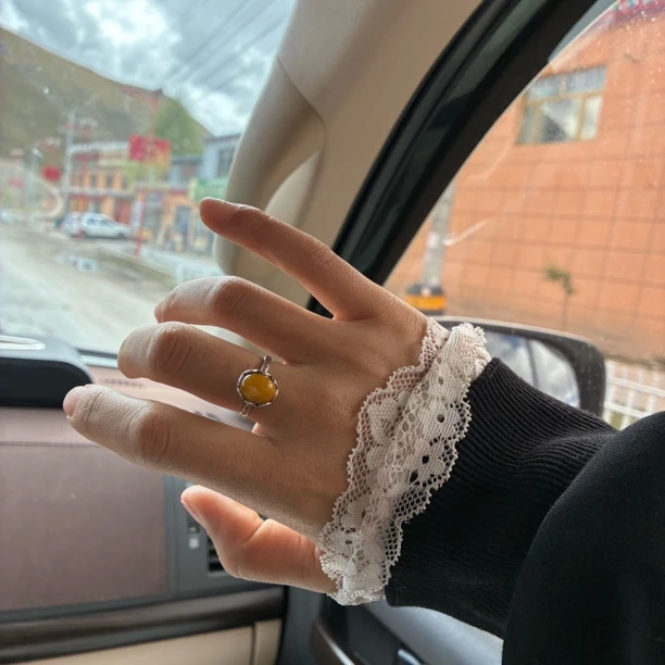 925银戒指 索南措姆设计款戒指简约气质