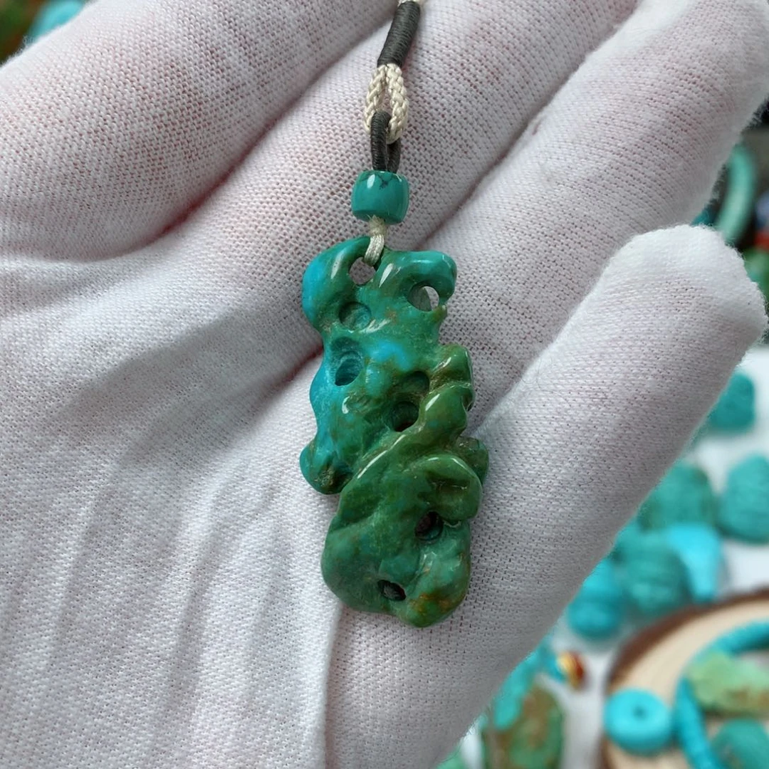 绿松石珠宝奇石未镶嵌