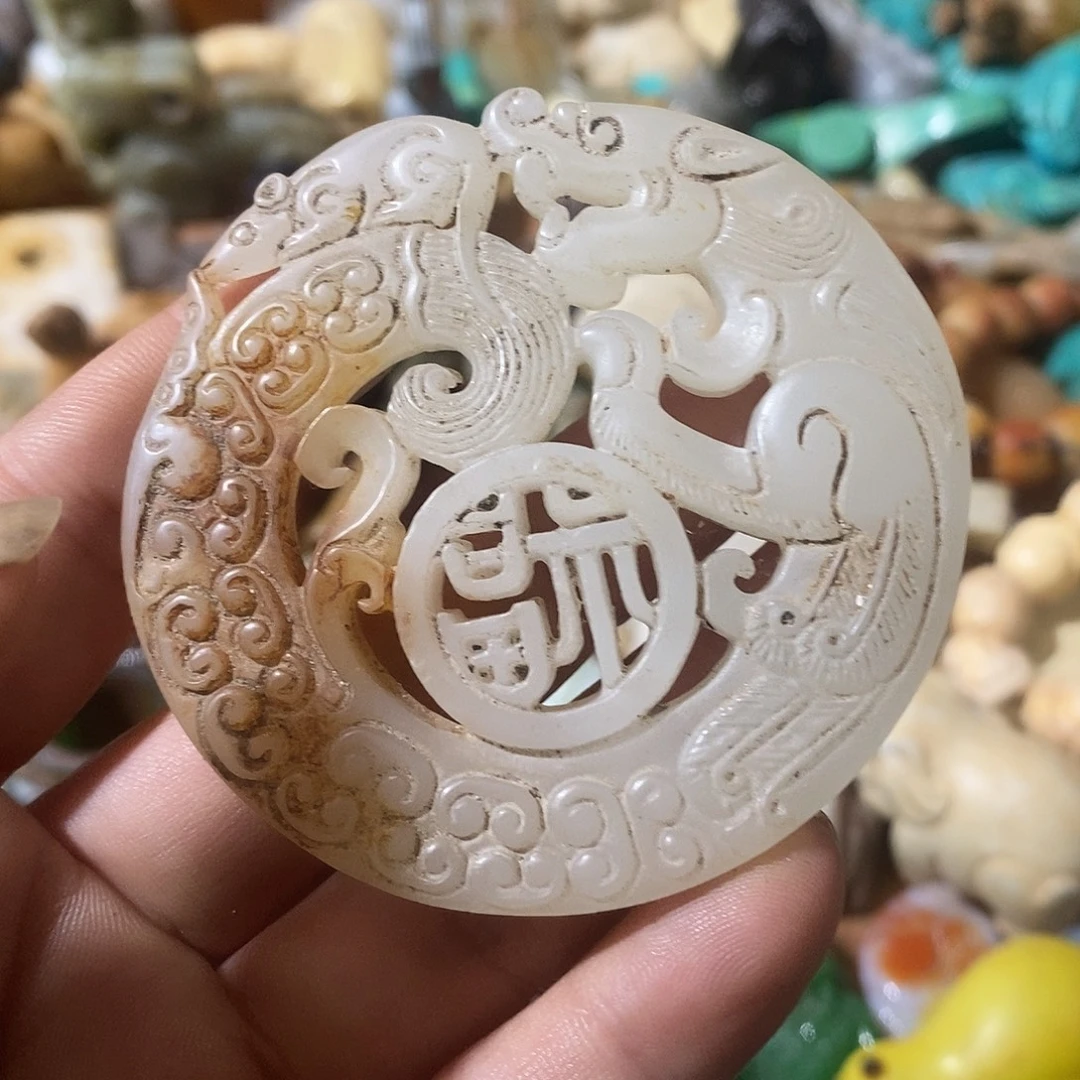 和田玉（糖玉）未镶嵌挂件