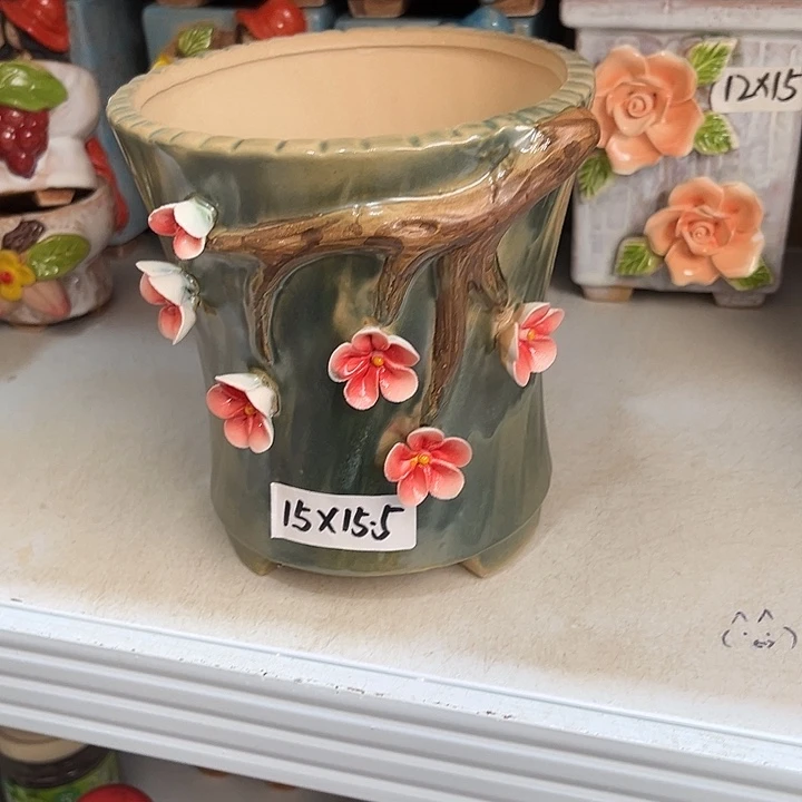 粗陶材质多肉花盆