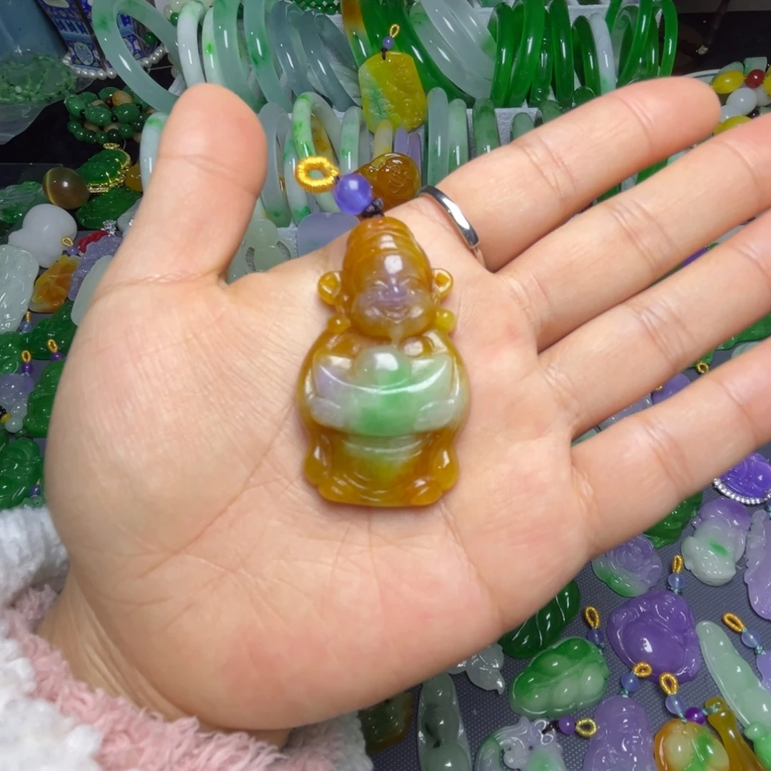 翡翠未镶嵌手链翡翠未镶嵌颈饰手饰挂件