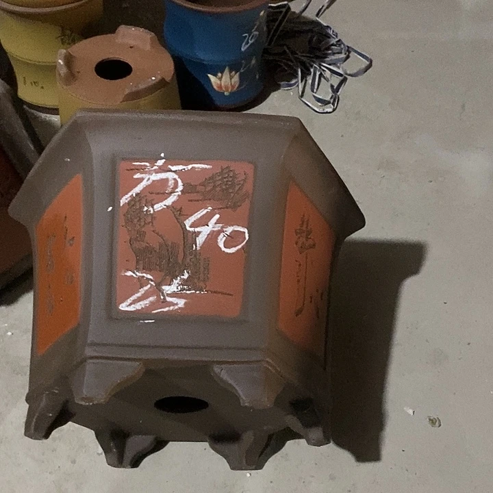 紫砂花盆紫砂花盆