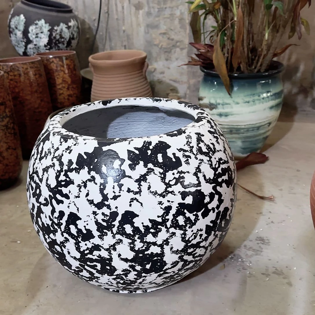 紫砂花盆王嫂花盆0902-146高35口26