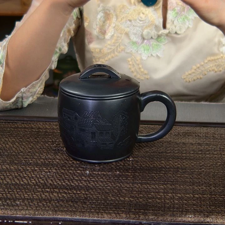 茶杯紫砂高货放漏