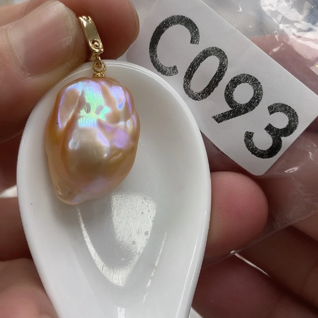 淡水珍珠颈饰银S925镶嵌