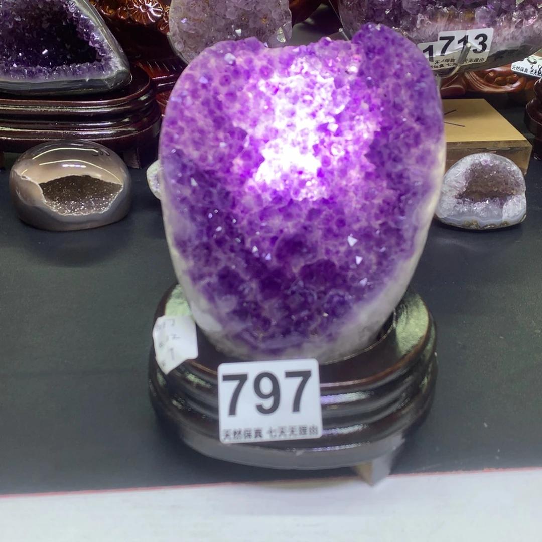 摆件未镶嵌紫晶水晶