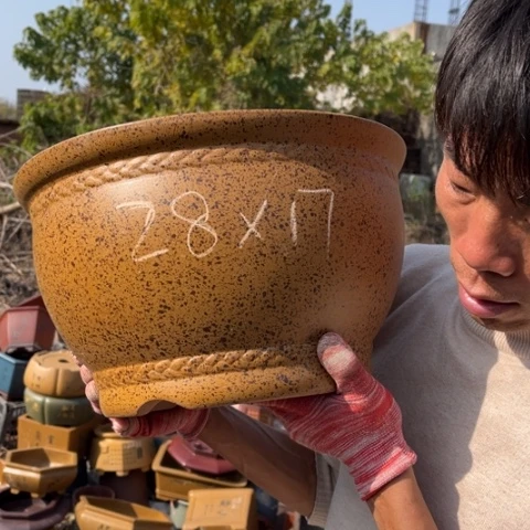 花盆紫砂特价包邮送