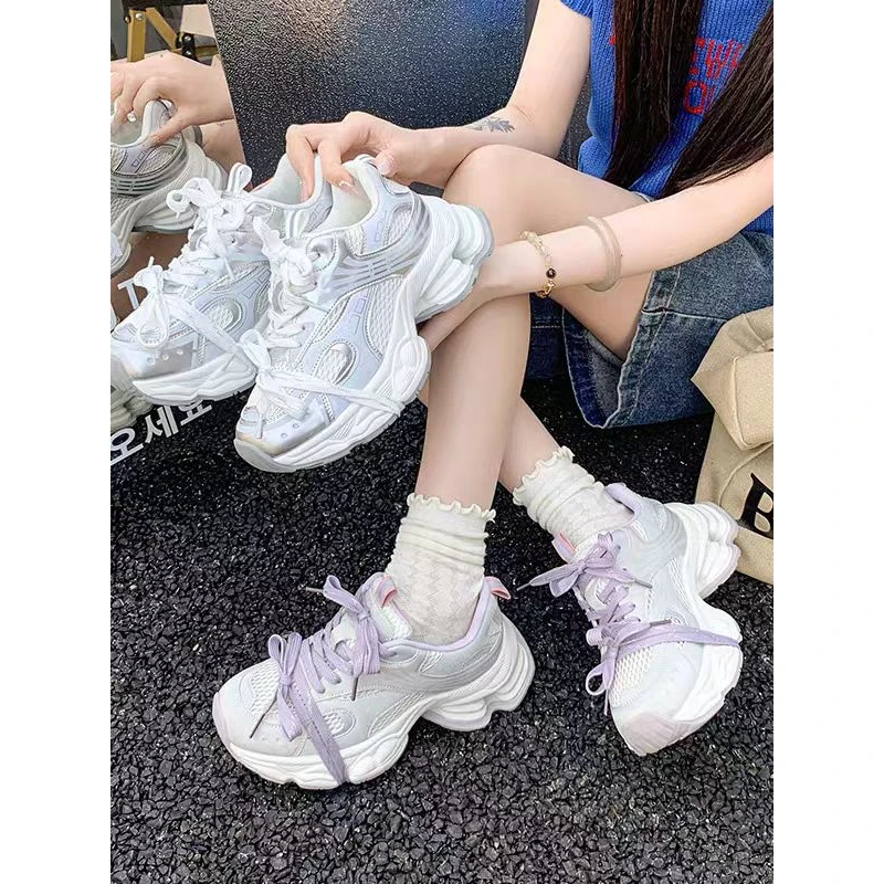 【新疆包邮】25年新款夏季透网时尚太空胶囊百搭欧货老爹鞋5589