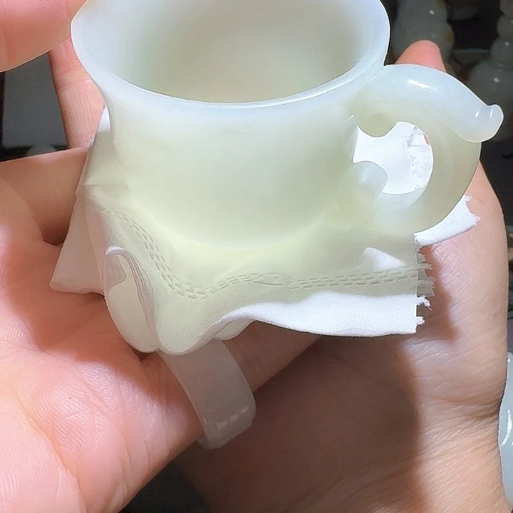 法***9和田玉未镶嵌颈饰