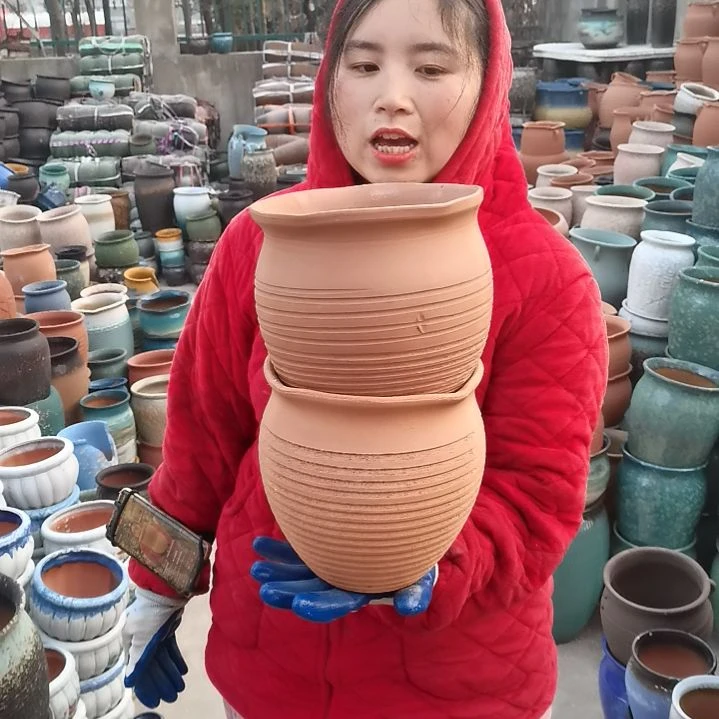 红陶口19高19瑕疵