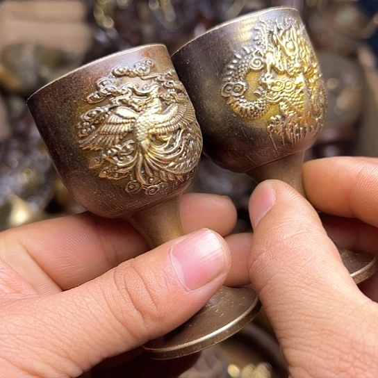 铜制工艺把玩摆件