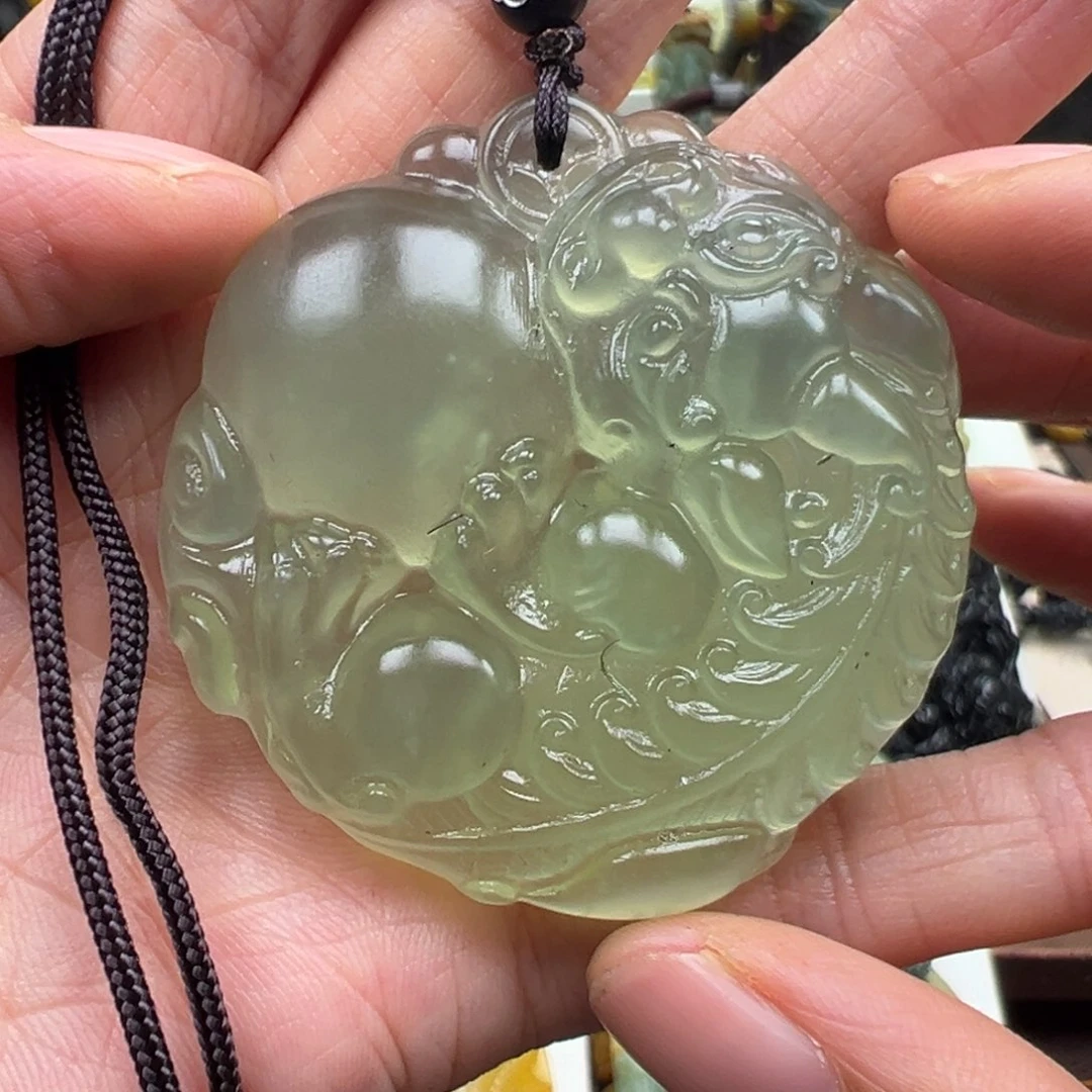 岫玉未镶嵌挂件挂件