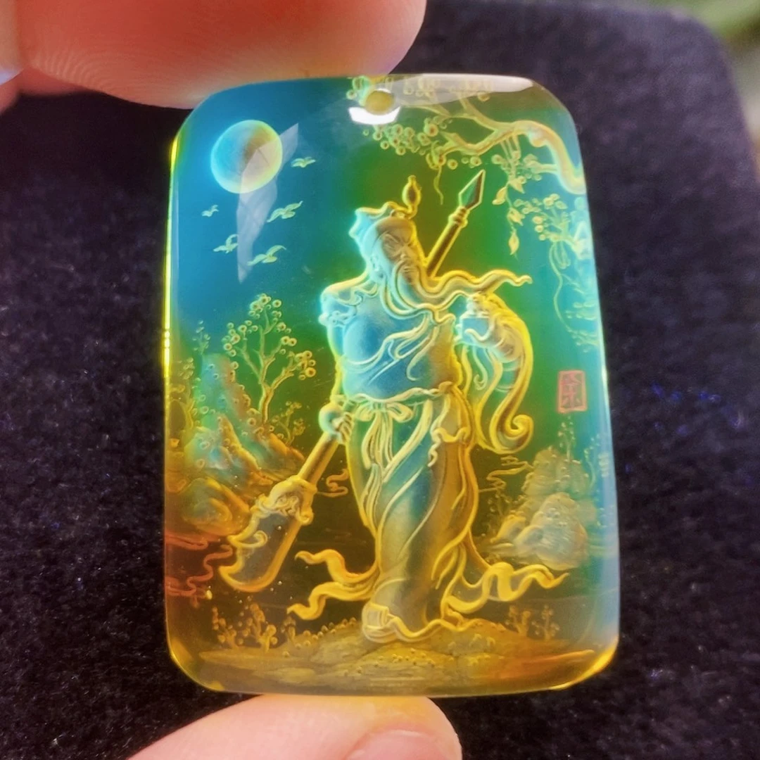 【闪购商品】金珀吊坠(不含链)未镶嵌