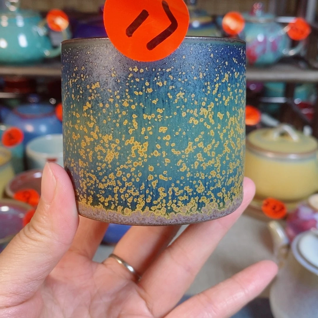 瓷片神后钧瓷手工，茶器