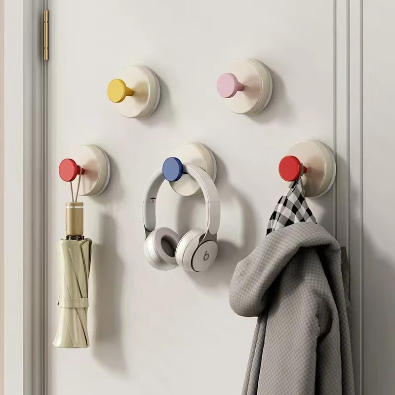 到手10个多巴胺吸盘挂衣钩挂钩可爱粘钩可拆装