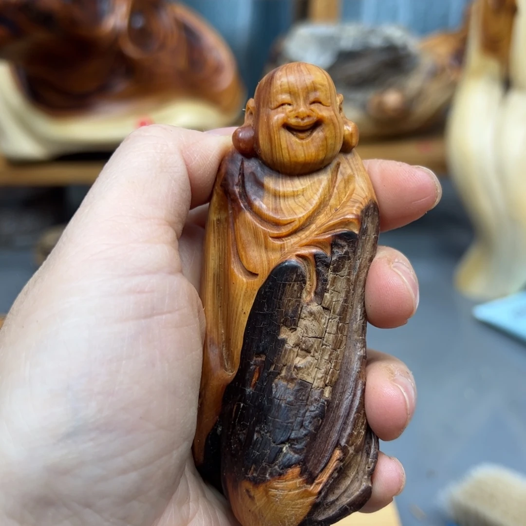 柏木崖柏木摆件手把件84