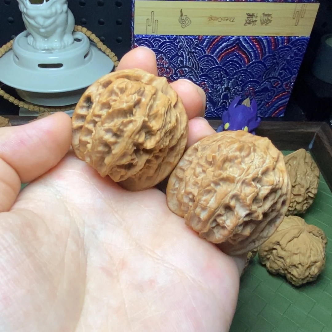 把件文玩核桃38红皮山地原生态苹果园一物一图不退不换