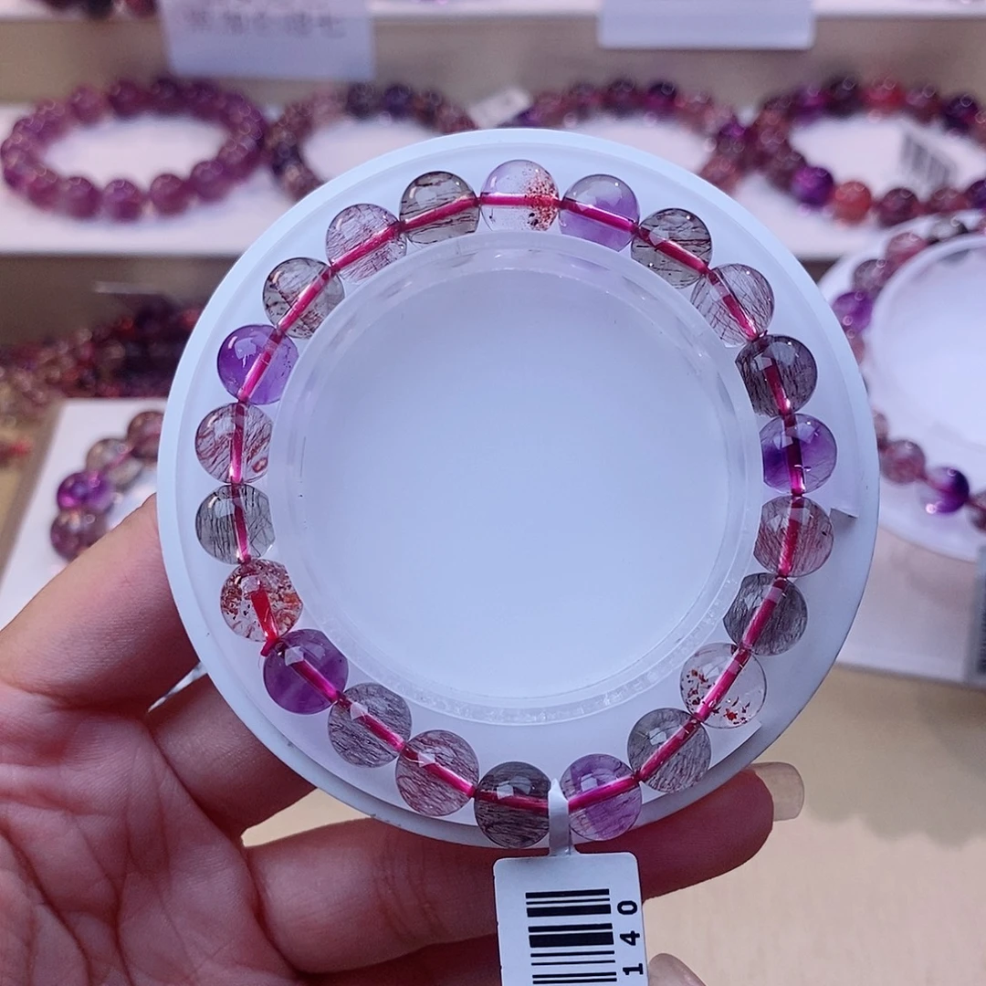 未镶嵌水晶手链彩超8+