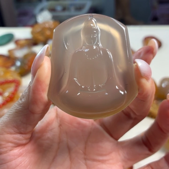 玛瑙/玉髓未镶嵌吊坠(不含链)