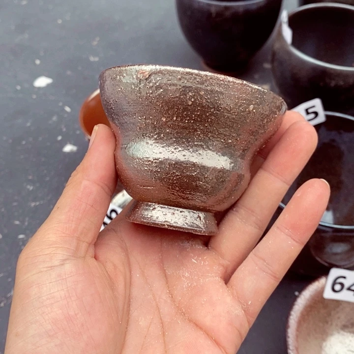 柴烧茶具陶瓷杯子