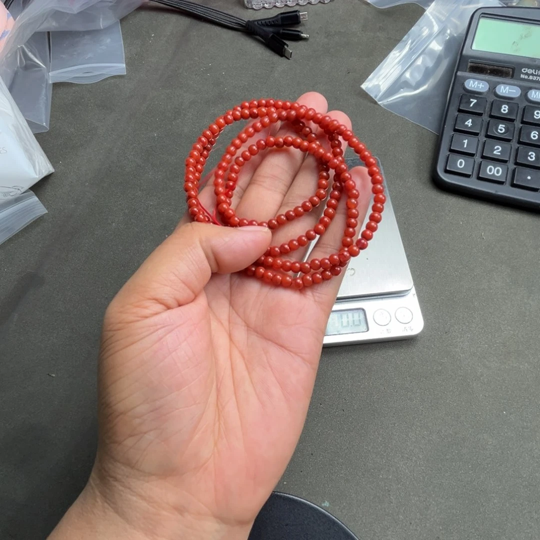南红玛瑙合金颈饰