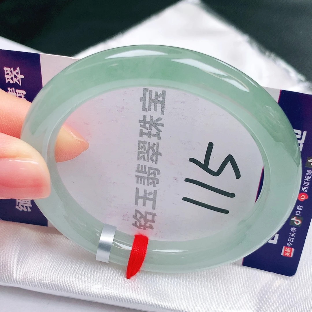 翡翠未镶嵌手镯缅甸天然a货翡翠手镯