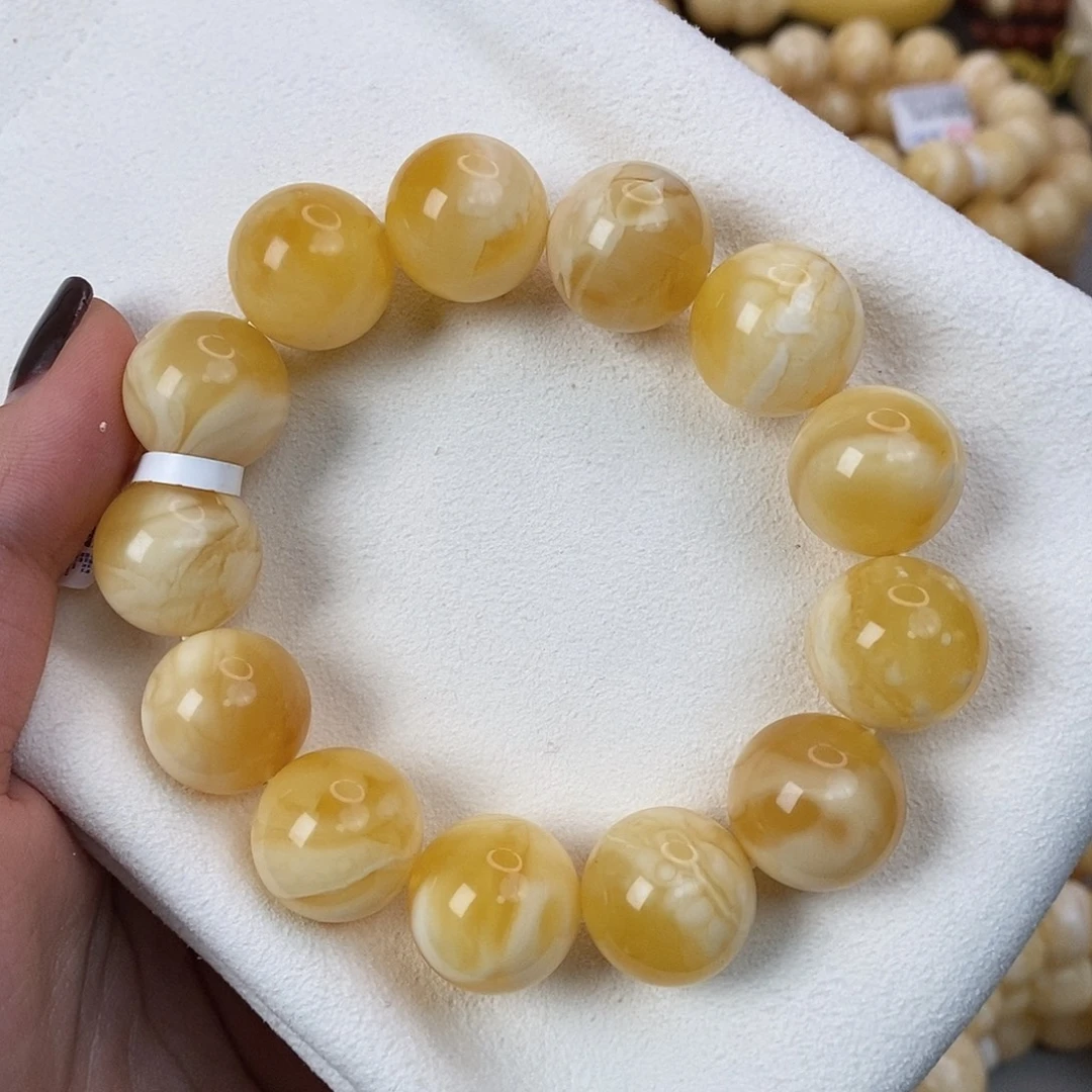 蜜蜡未镶嵌珠宝奇石16mm