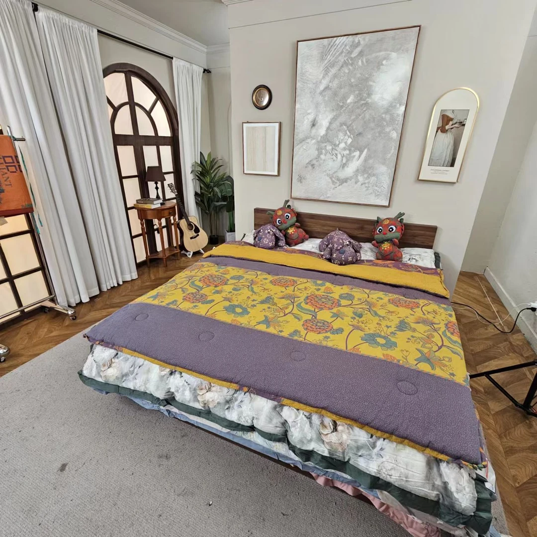 【花溪畔】纯棉双层纱秋冬被200*230cm