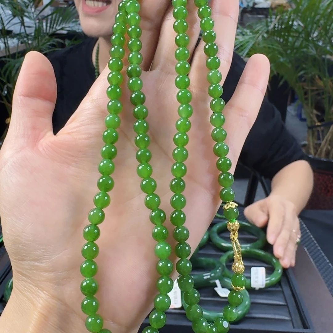 颈饰未镶嵌和田玉（碧玉）卡6