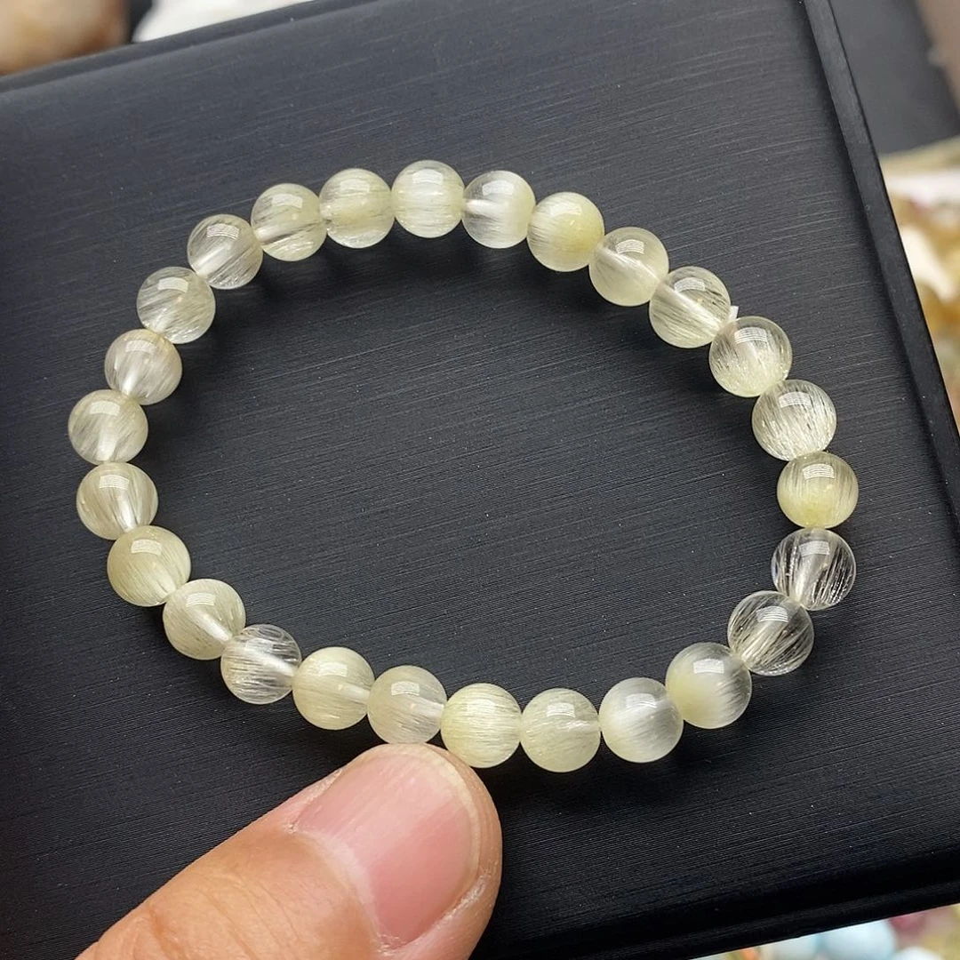 水晶手串未镶嵌……