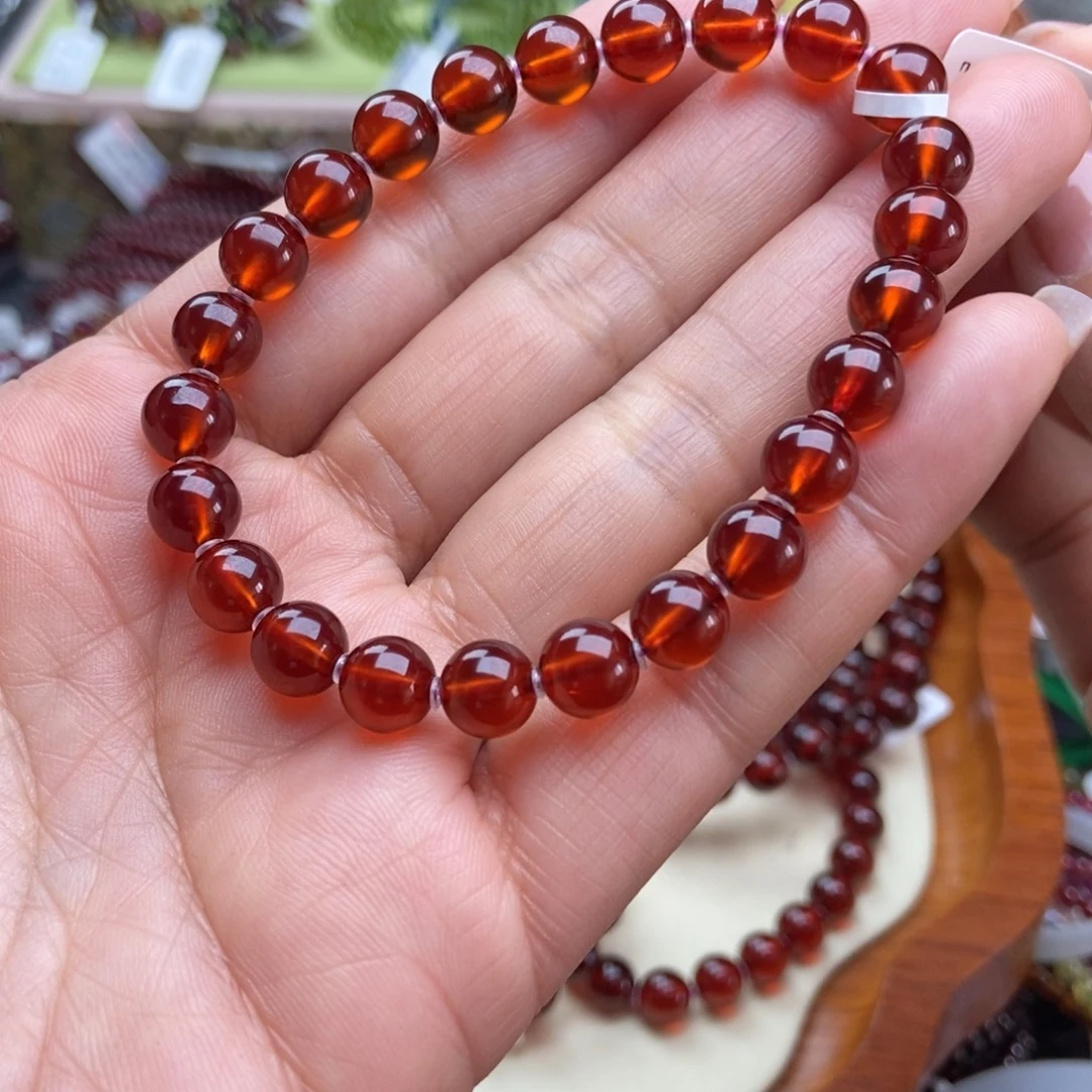 石榴石未镶嵌手串手串7.8