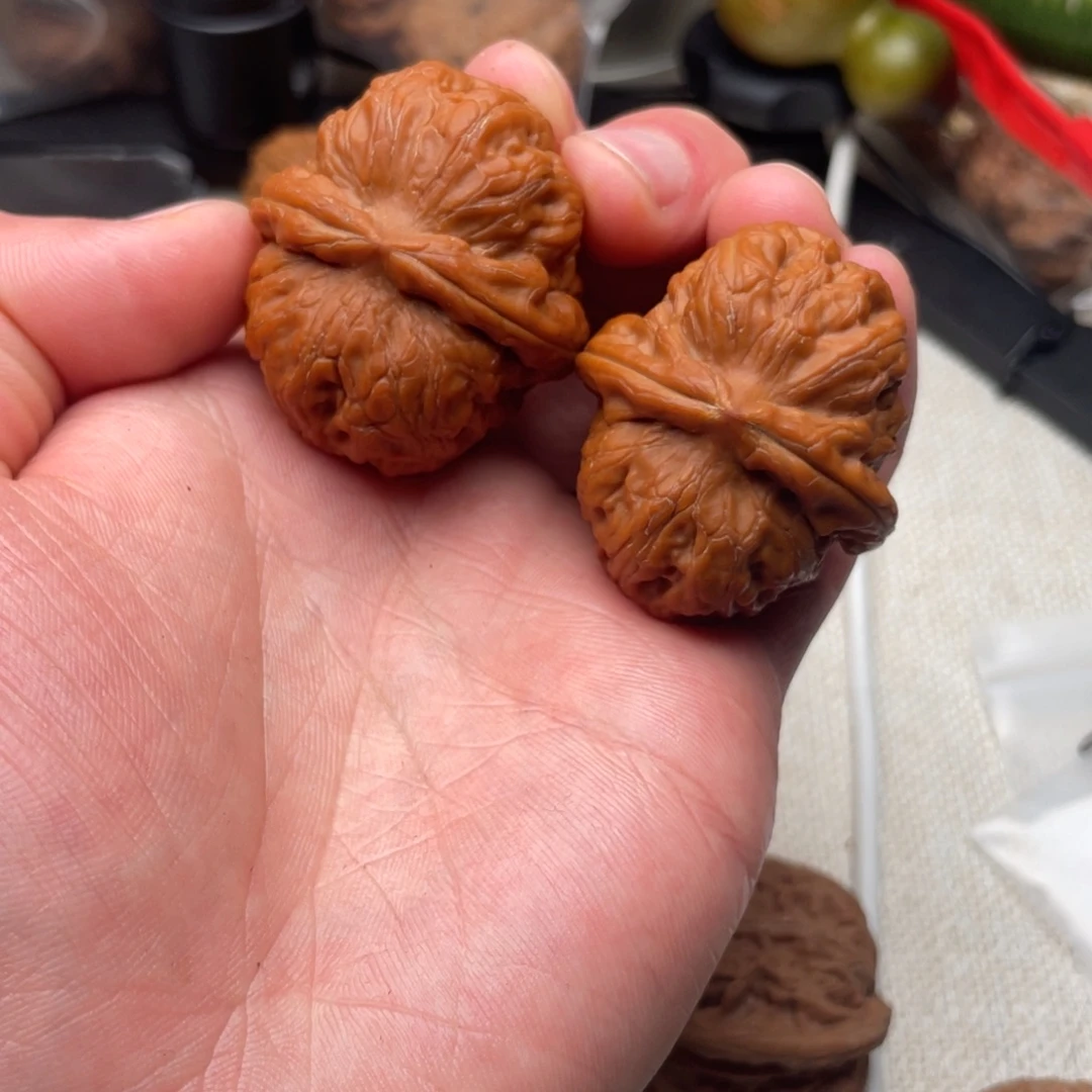 可***.文玩核桃把件元宝