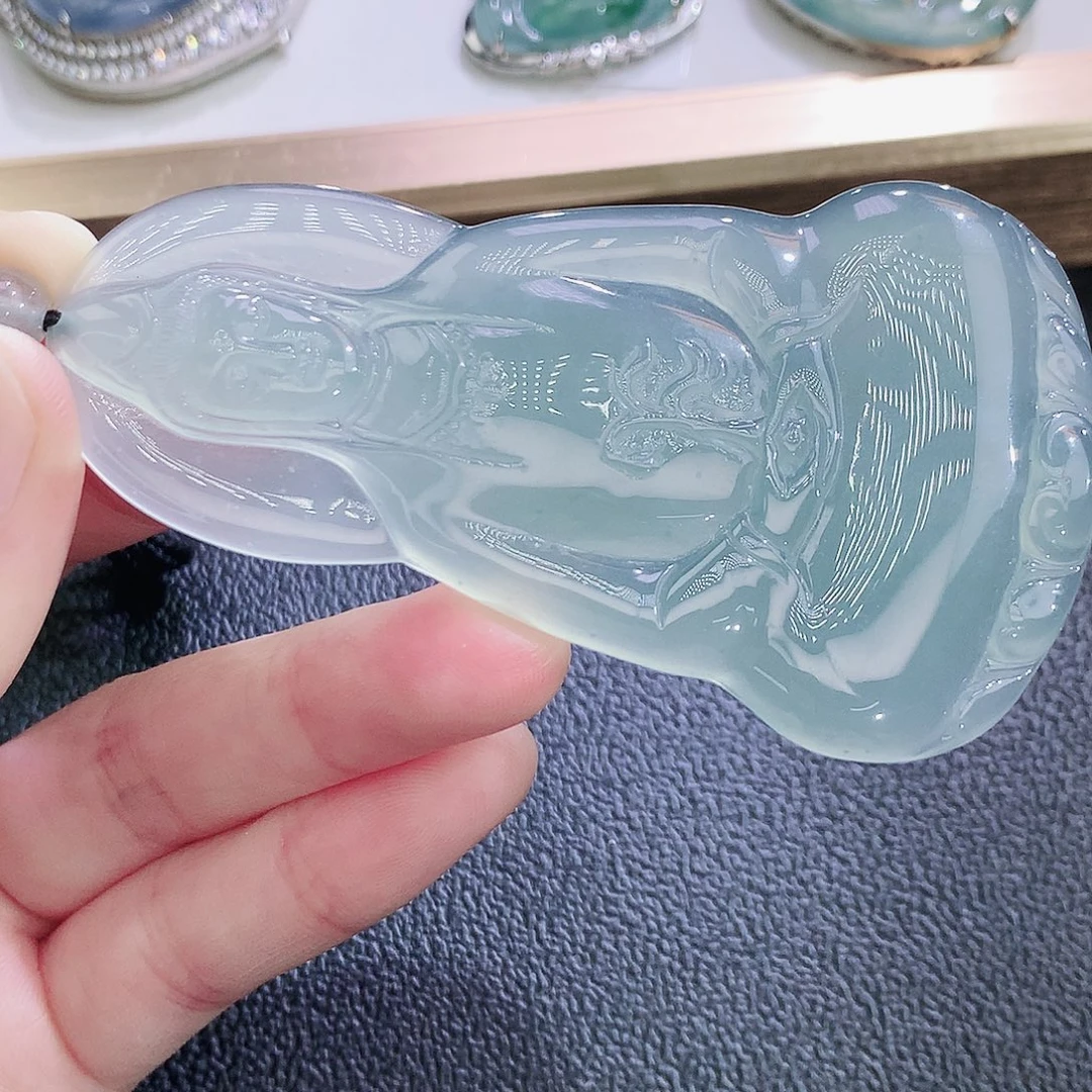 翡翠未镶嵌挂件翡翠