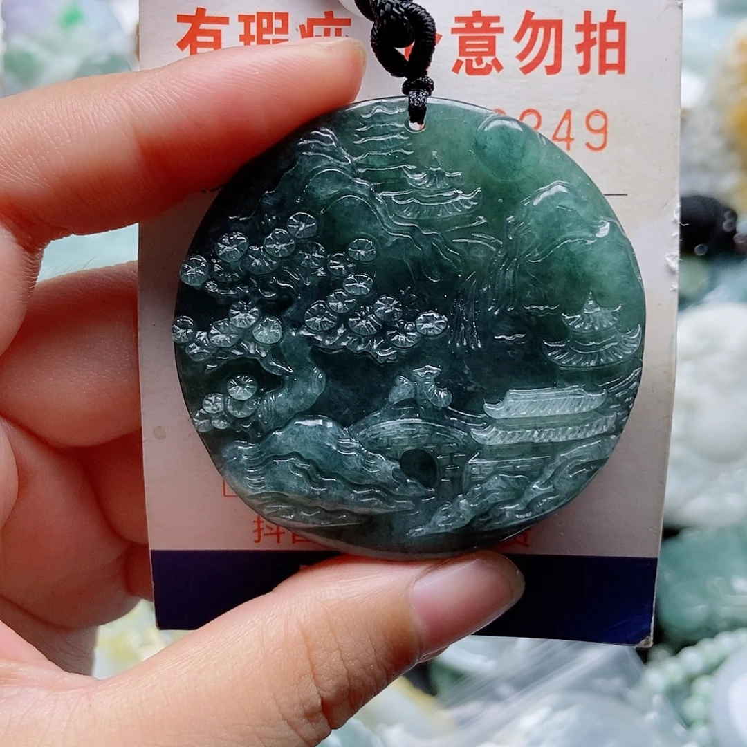 吊坠(不含链)未镶嵌翡翠1