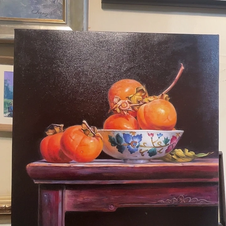 布装饰油画60x60cm