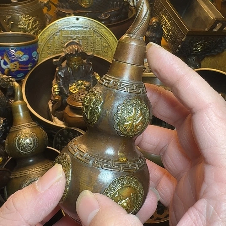 铜器摆件收收藏藏