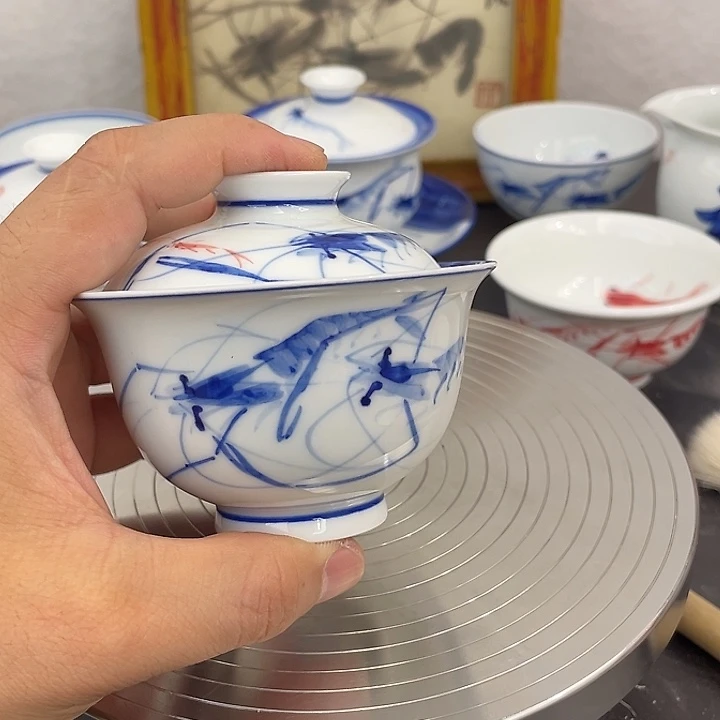 落***寞手工是画画陶瓷作品
