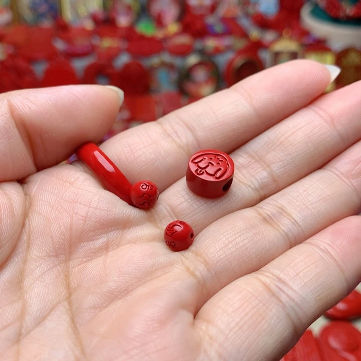 天然辰砂工艺品朱砂手绳