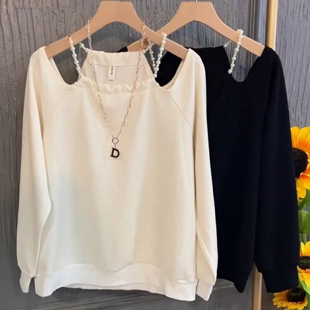 胖妹妹大码女装秋季新款重工钉珠卫衣宽松百搭打底衫遮肉显瘦小衫