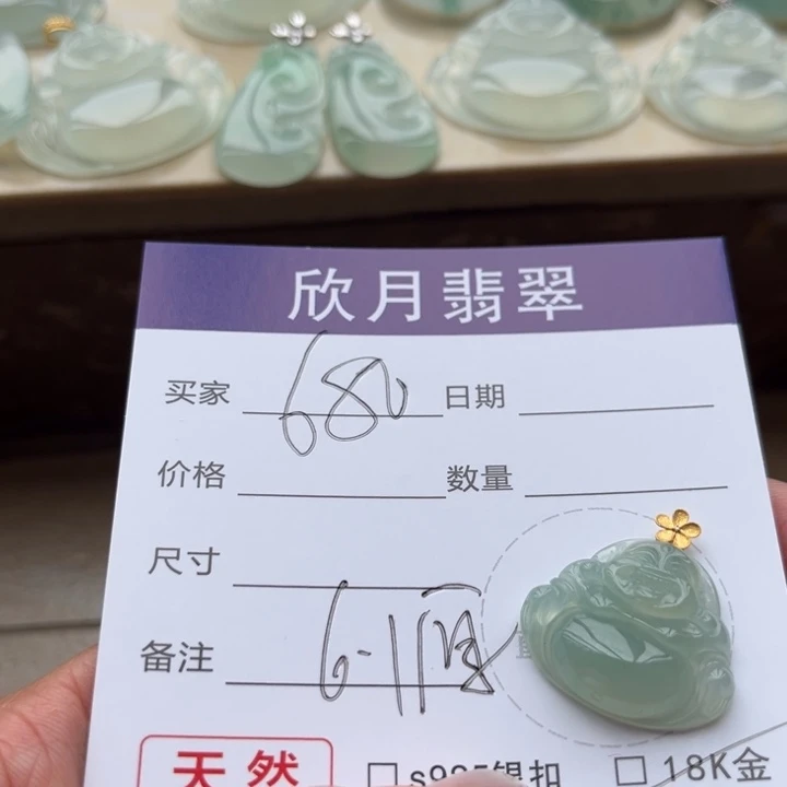 【闪购商品】翡翠颈饰未镶嵌天然