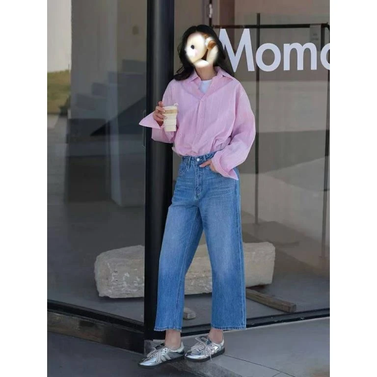 hyy 65768 春感满满，减龄少女风~九分阔腿裤