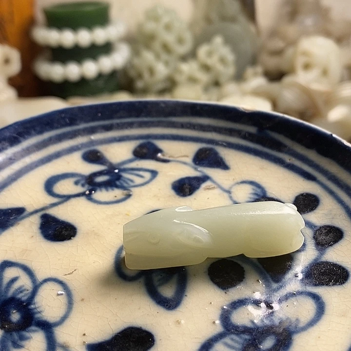 瓷片工艺品瓷盘内挂坠