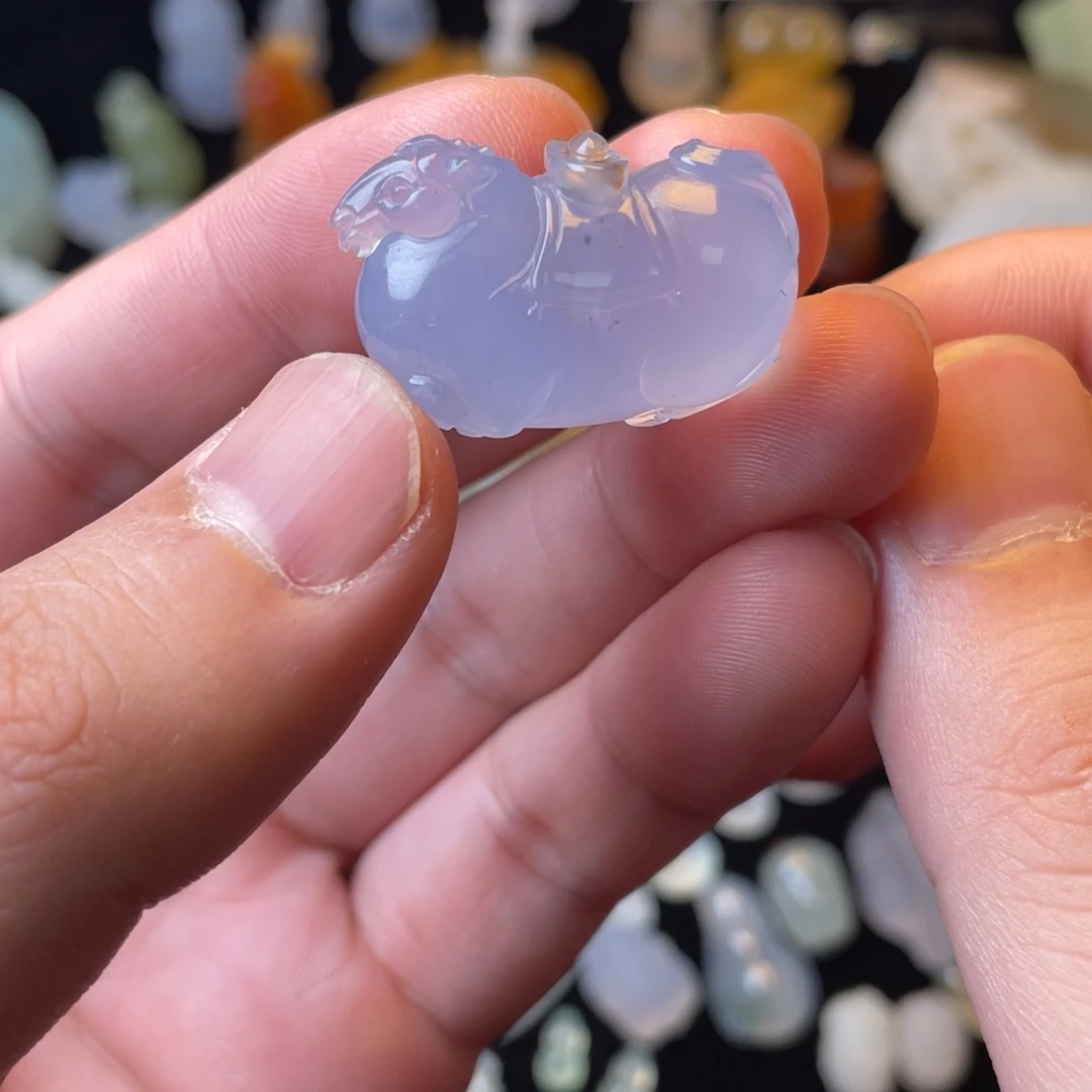 定制玛瑙立体唐马