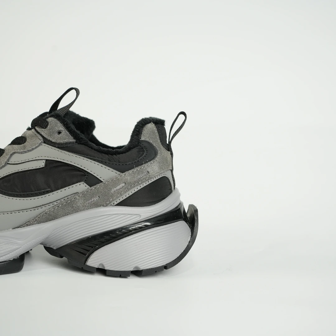 匠人乔皮具【加绒拼色老爹鞋】厚底增高秋冬保暖复古运动休闲鞋