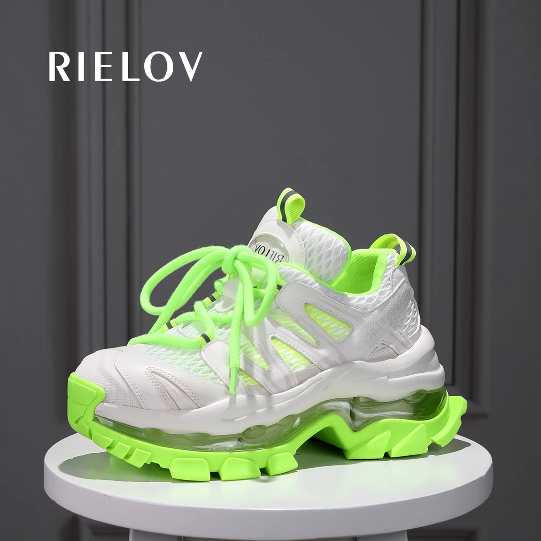 【婷婷 萤屿】 RIELOV增高8cm时尚潮流百搭女士休闲鞋 666-77