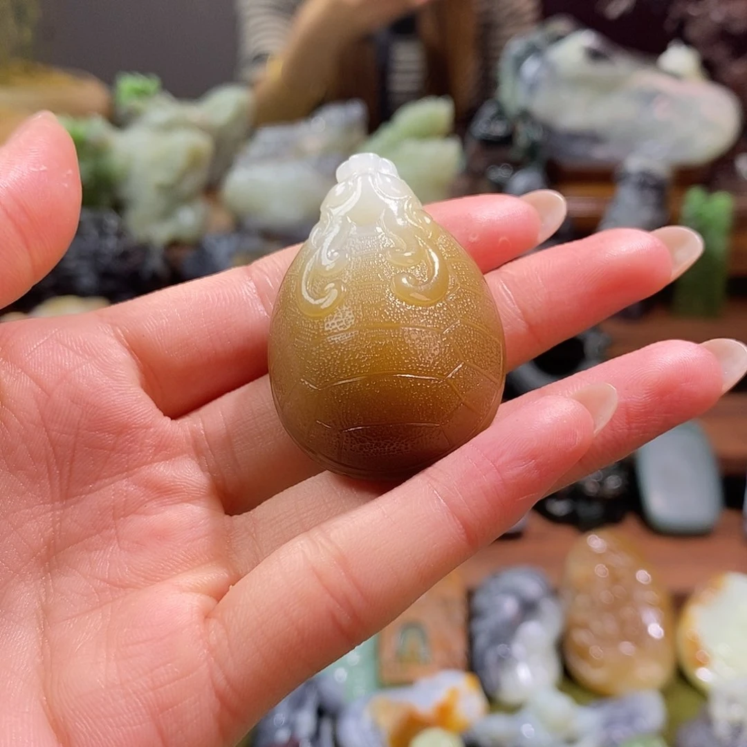 和田玉未镶嵌颈饰S****.