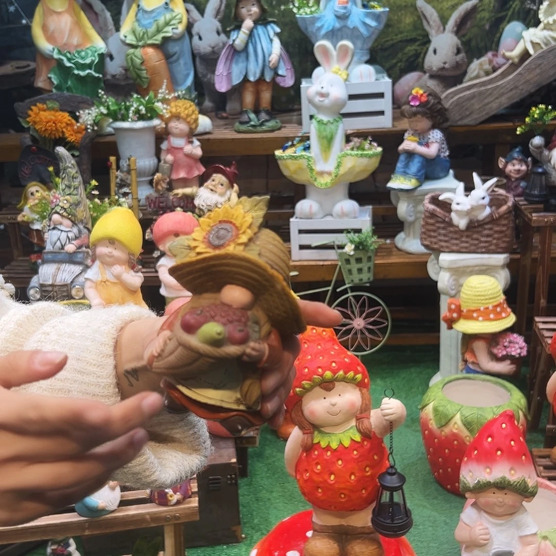 花园摆件红红火火